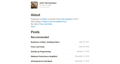 Desktop Screenshot of johnnunemaker.com